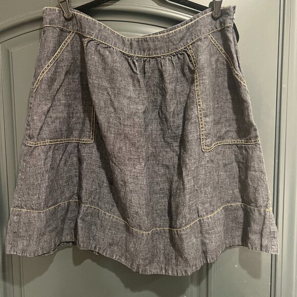 Eileen Fischer Denim Skirt XL - Picture 1 of 3